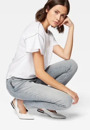 NICOLE | Super Skinny Jeans in Hellgrau