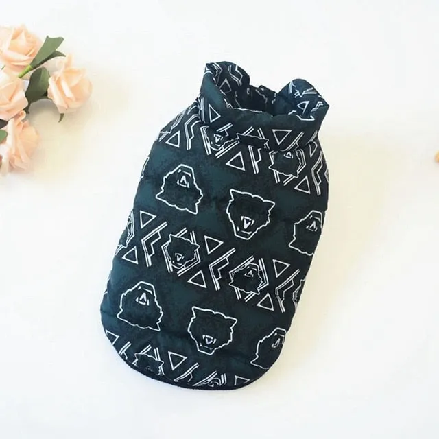 Padded Dog Jackets with Hood