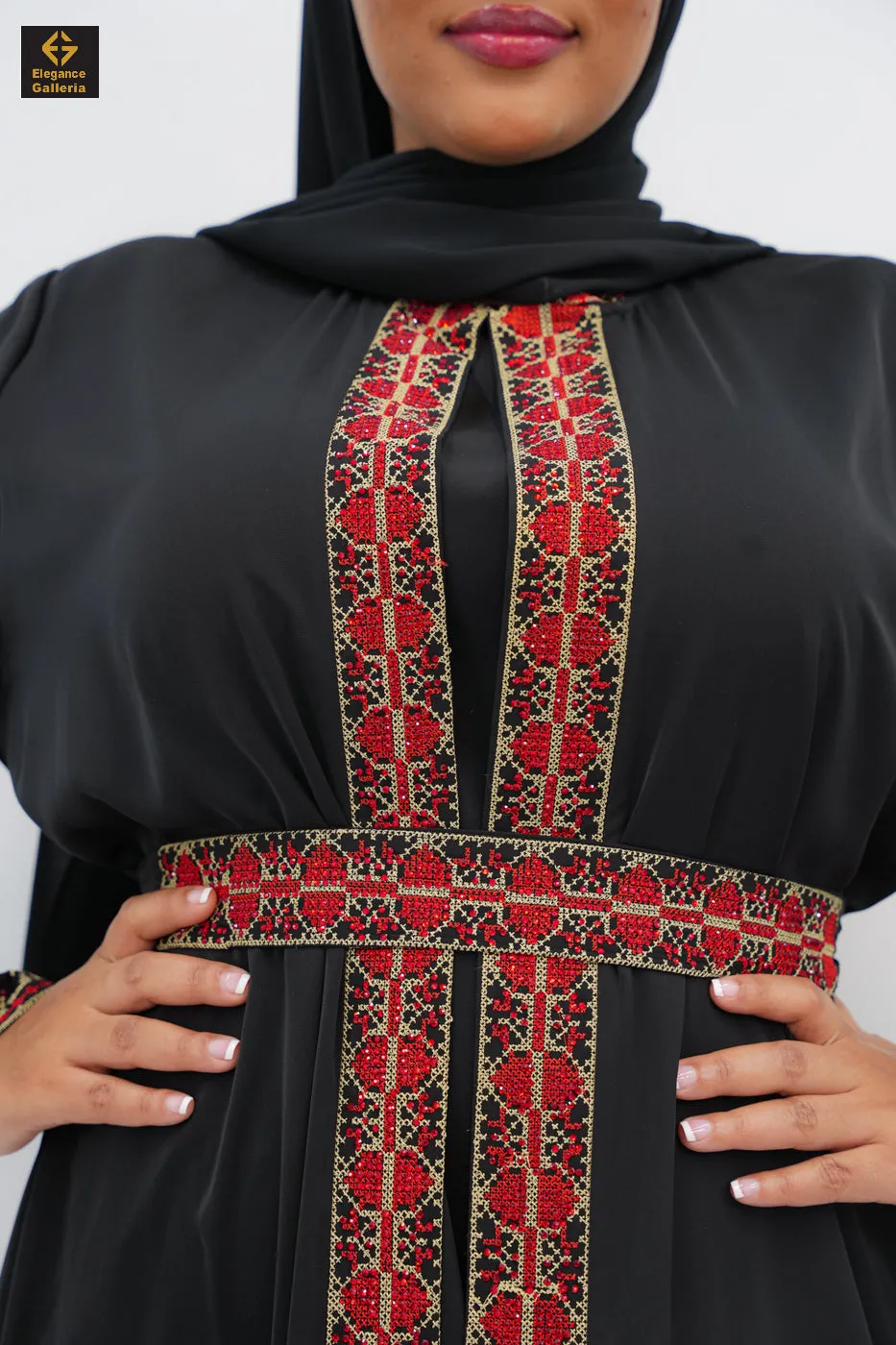 Premium Palestinian Abaya