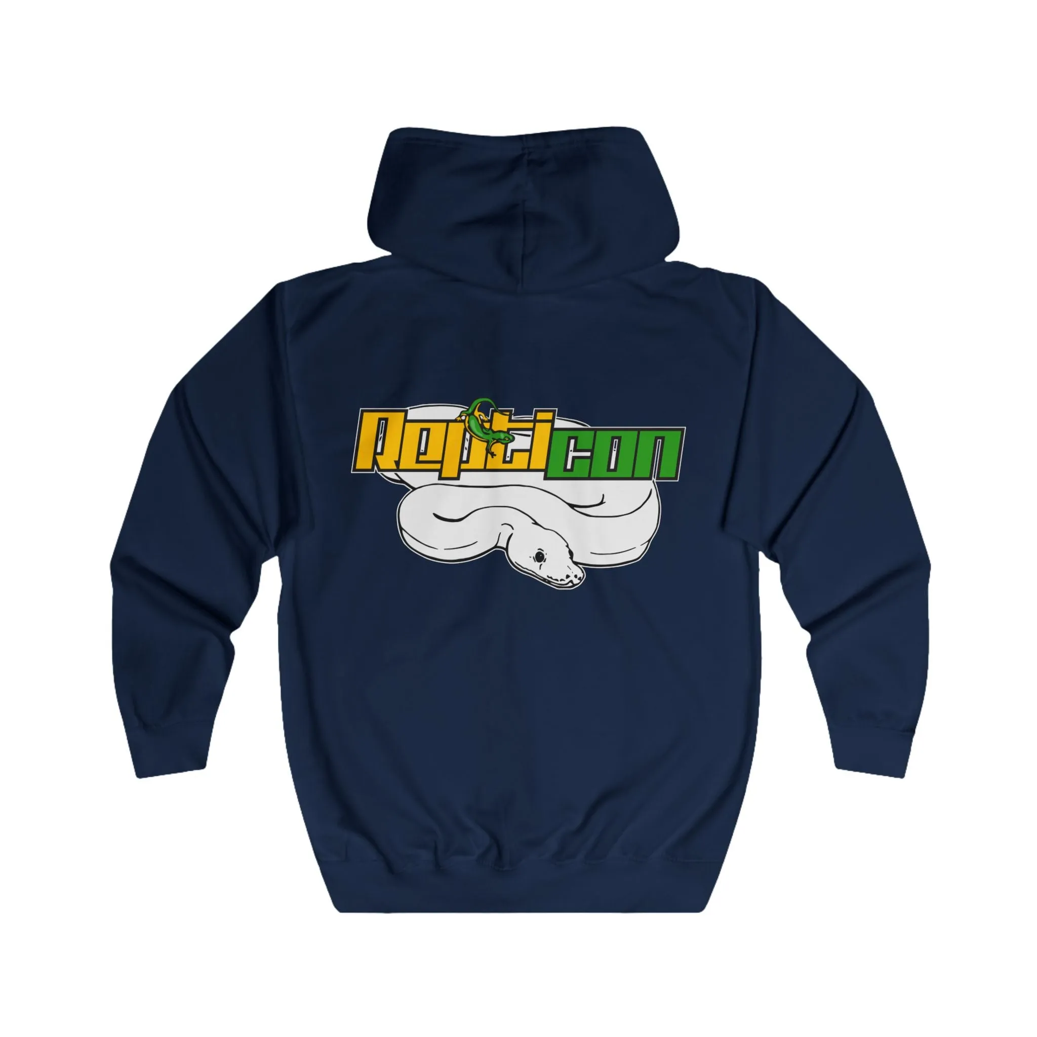 Repticon Unisex Full Zip Hoodie w/ White Ball Python