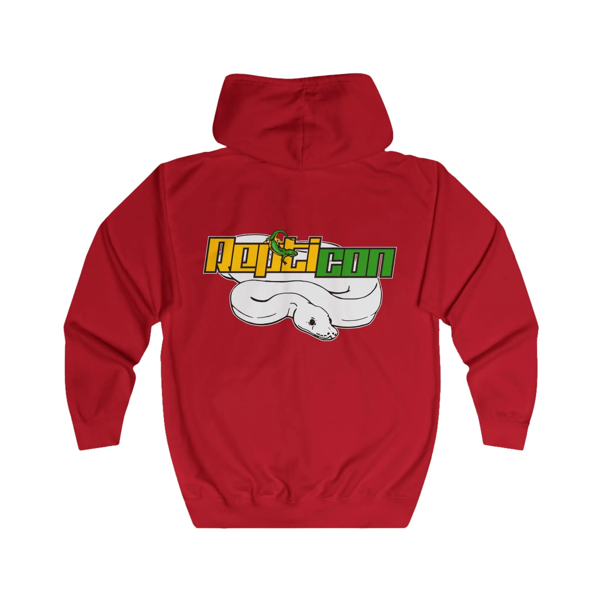Repticon Unisex Full Zip Hoodie w/ White Ball Python