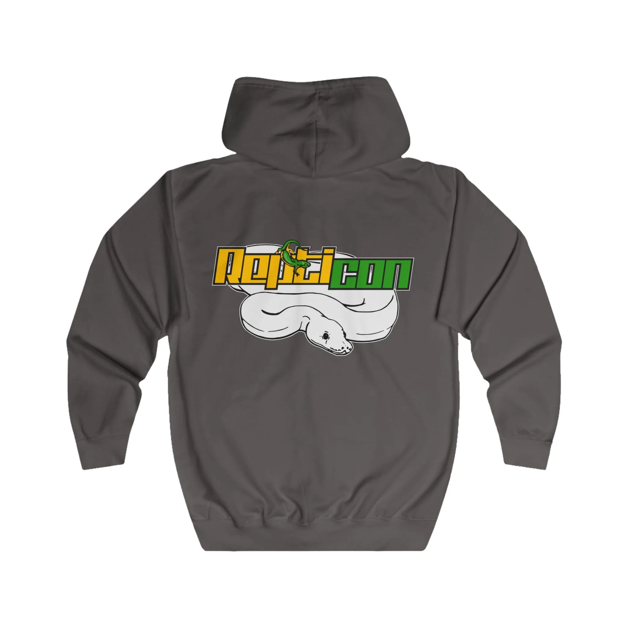 Repticon Unisex Full Zip Hoodie w/ White Ball Python