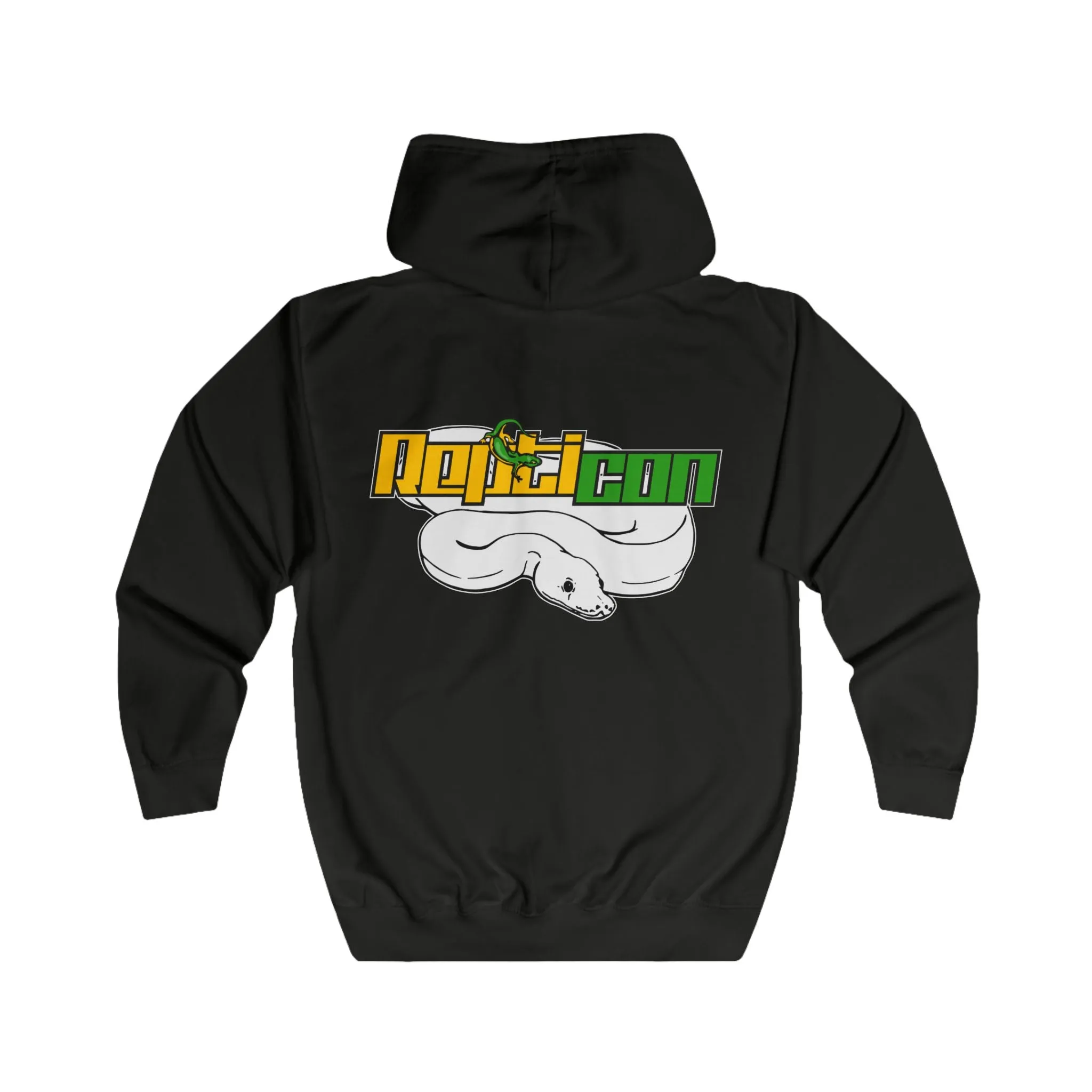 Repticon Unisex Full Zip Hoodie w/ White Ball Python