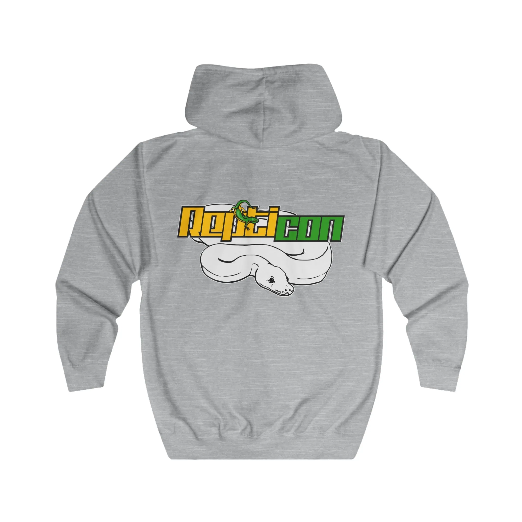Repticon Unisex Full Zip Hoodie w/ White Ball Python