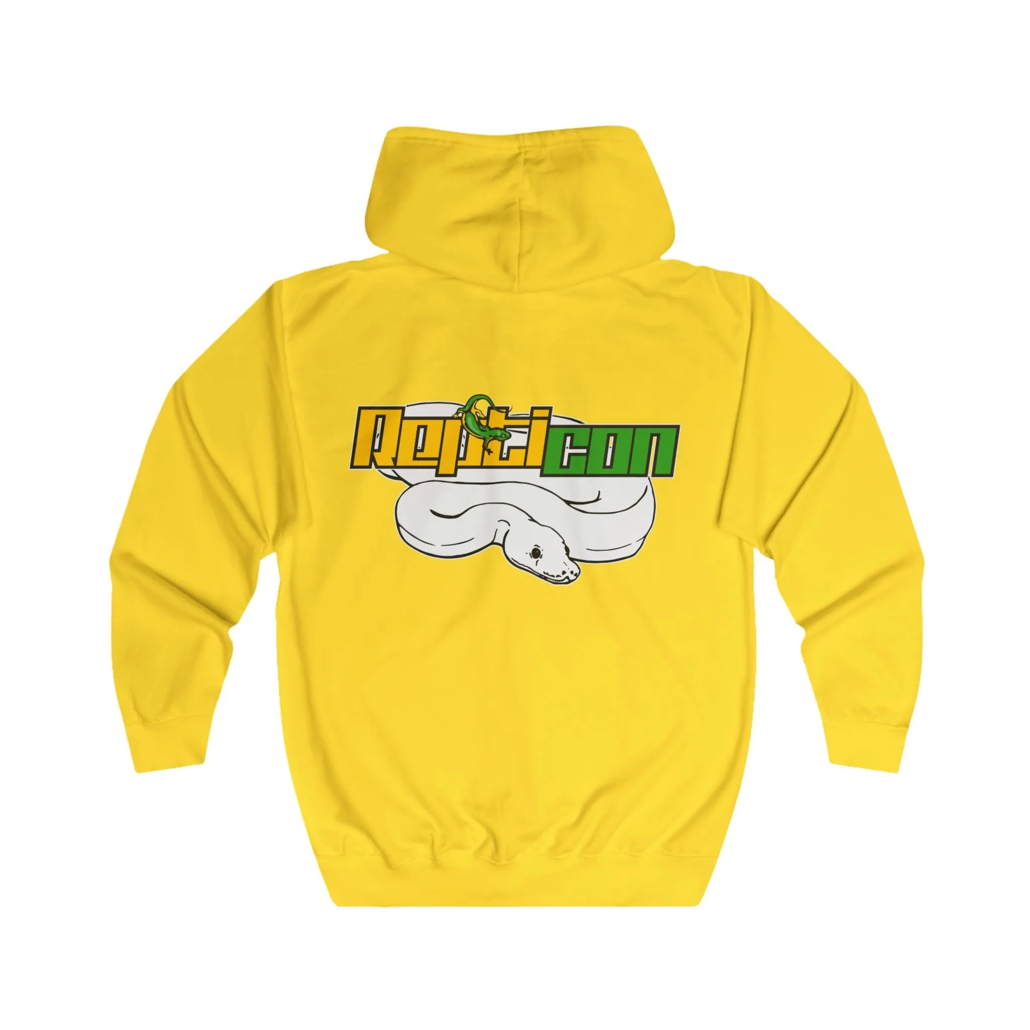 Repticon Unisex Full Zip Hoodie w/ White Ball Python