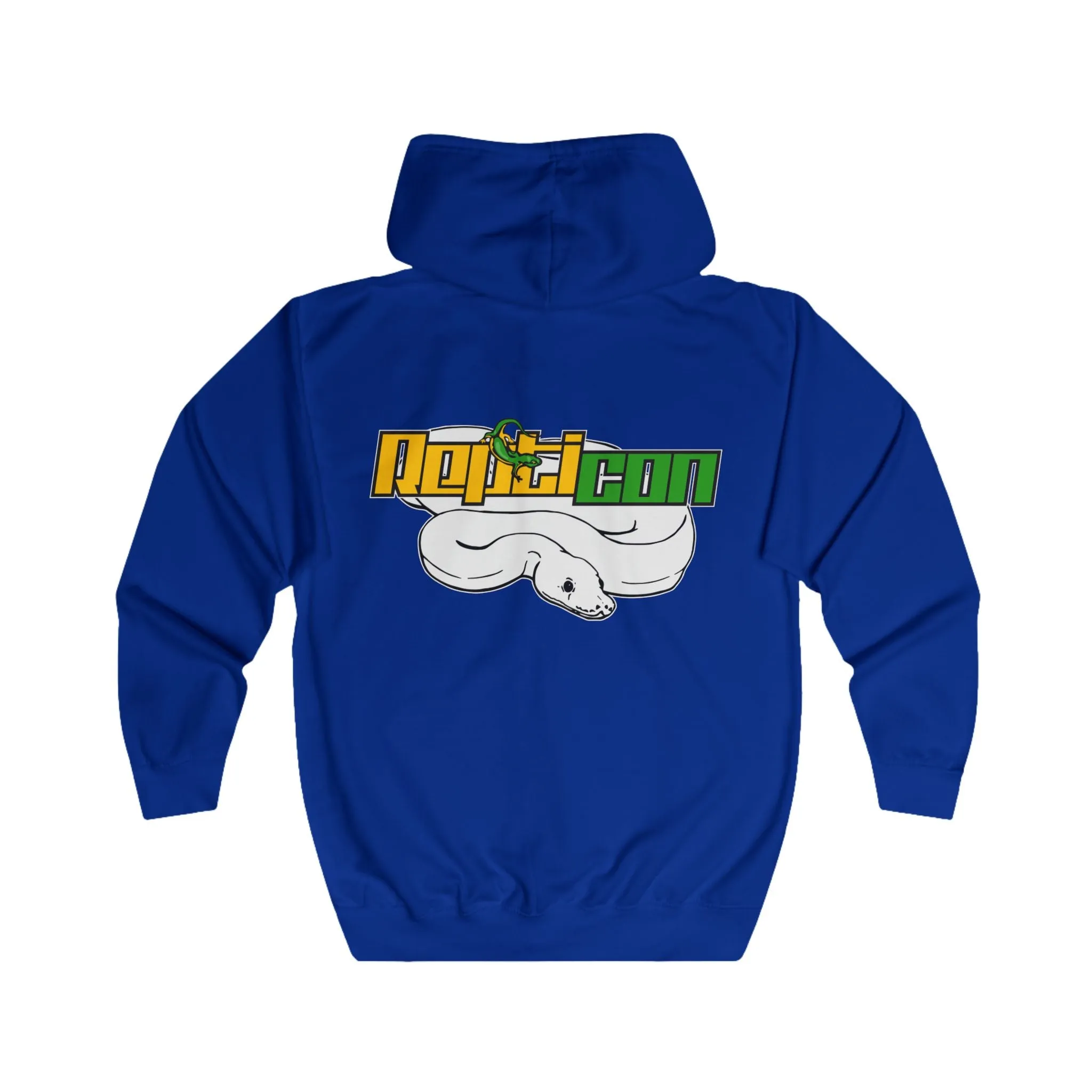 Repticon Unisex Full Zip Hoodie w/ White Ball Python