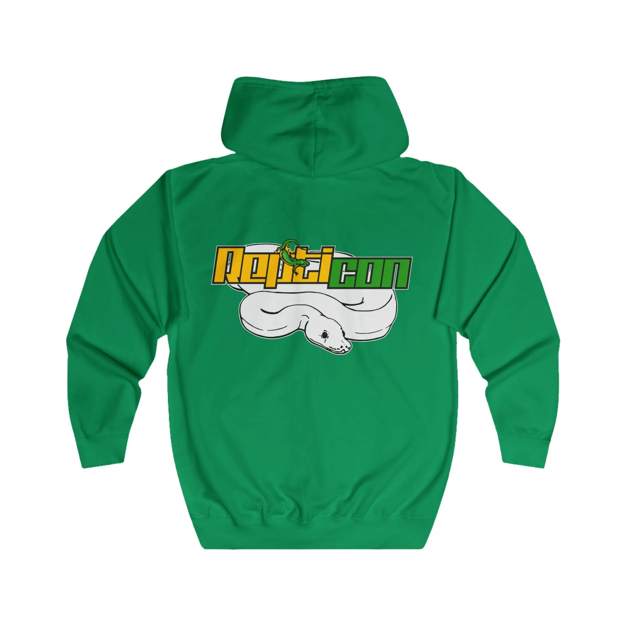 Repticon Unisex Full Zip Hoodie w/ White Ball Python