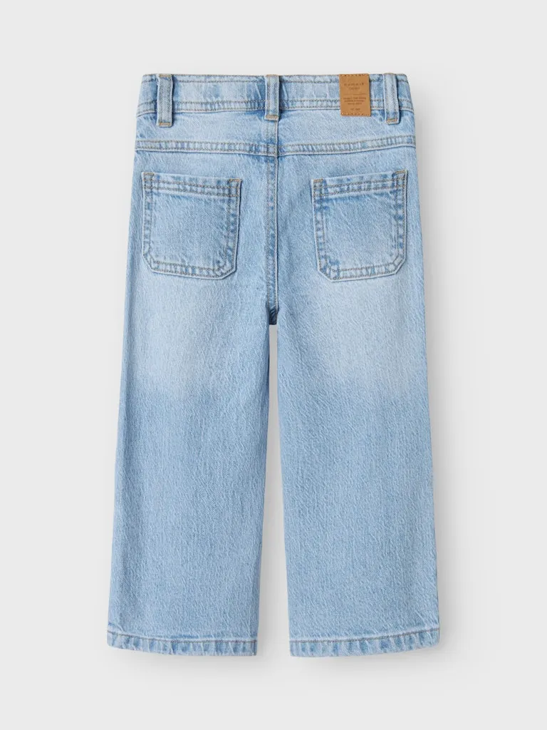 Salli Wide Jeans 5394-Light Blue Denim