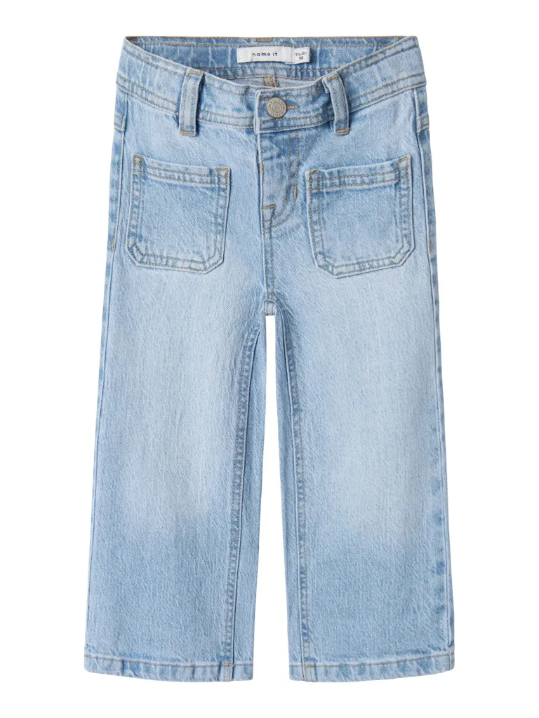 Salli Wide Jeans 5394-Light Blue Denim