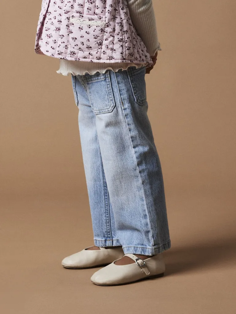 Salli Wide Jeans 5394-Light Blue Denim