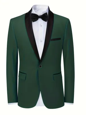 Shawl Collar Suit Jacket For Men | Elegant Professional Blazer