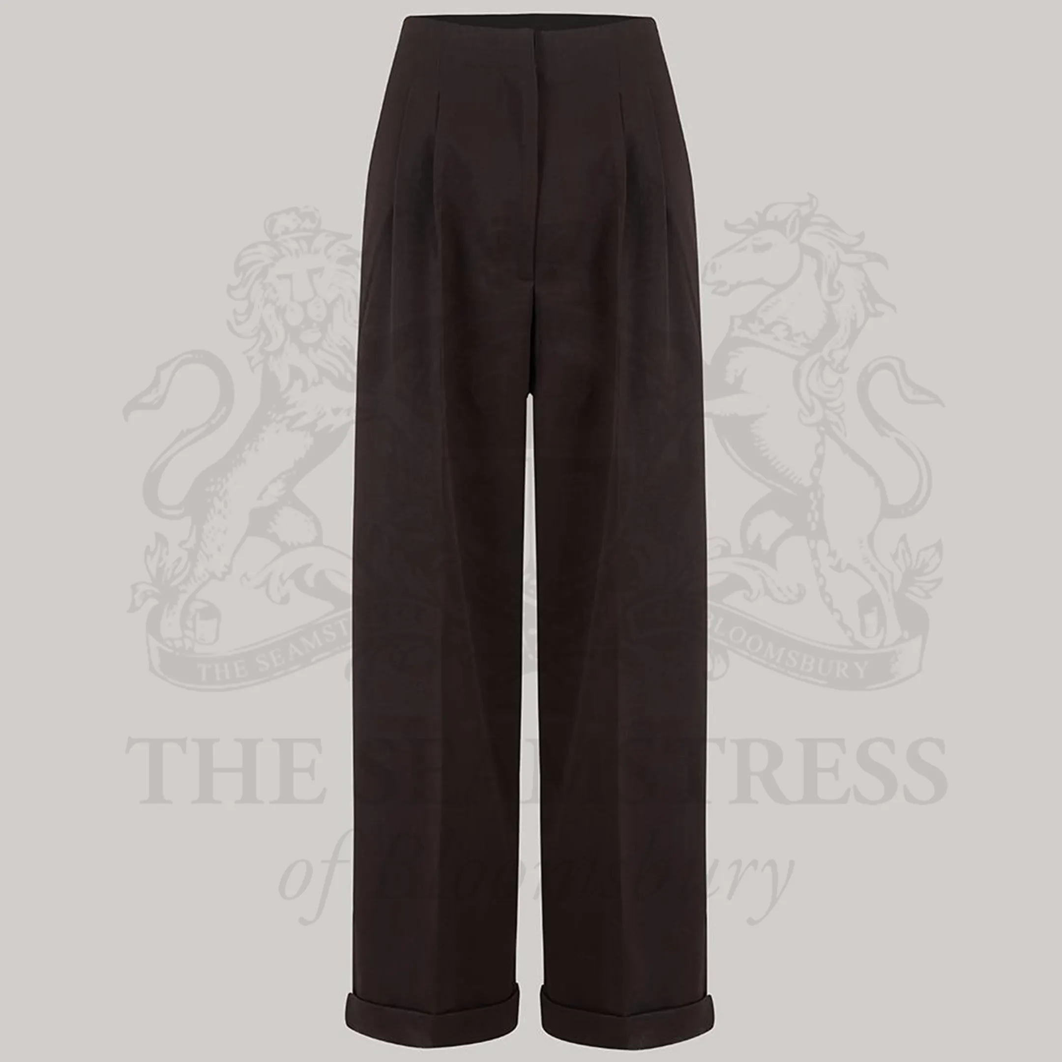 Tailored Audrey Trousers in Brown