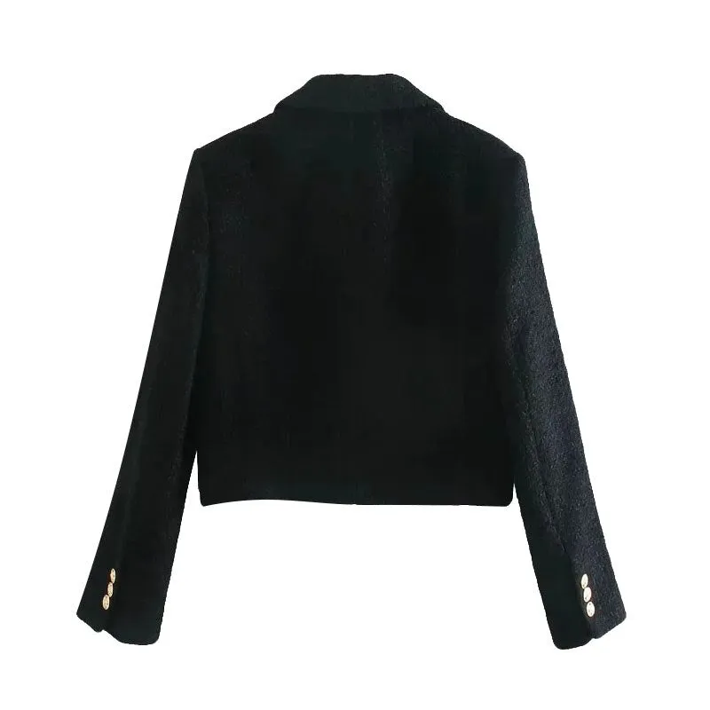 TWEED CROPPED BLAZER
