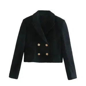 TWEED CROPPED BLAZER