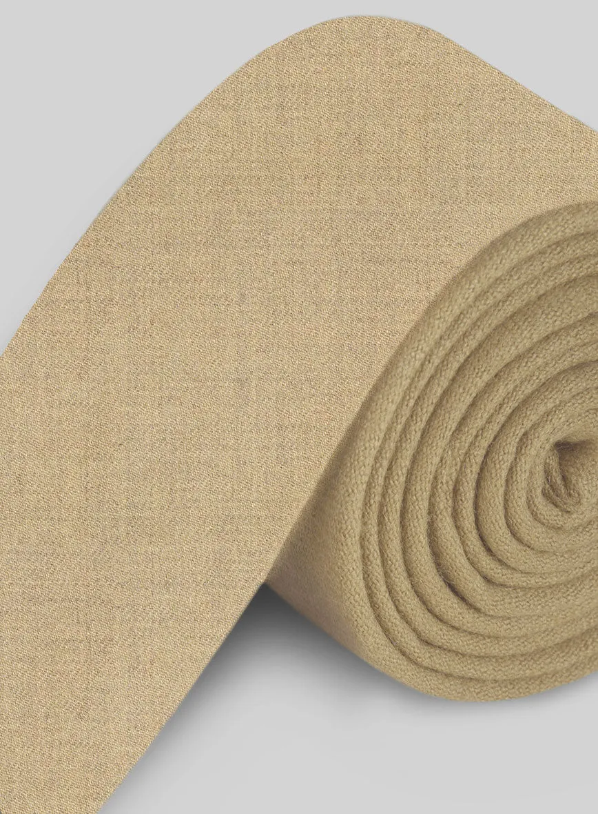 Tweed Tie - Naples Sahara Beige