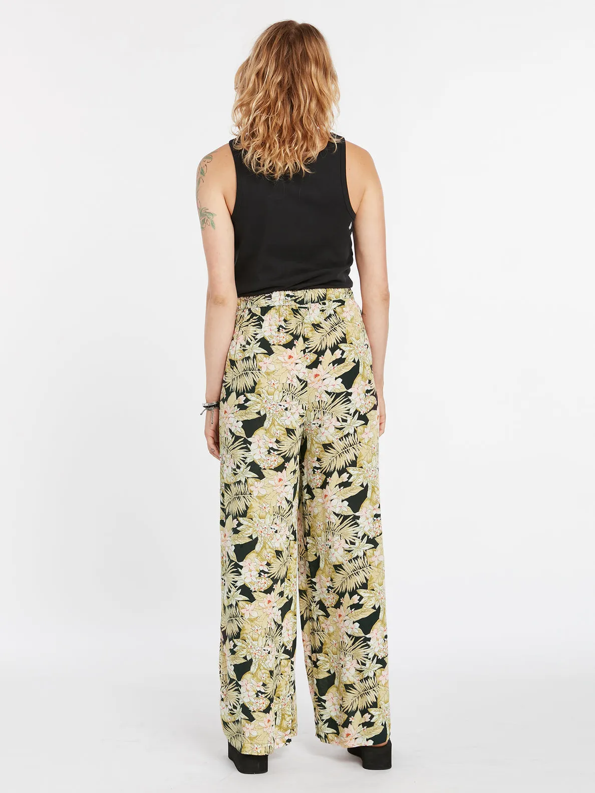 Volcom Frondly Fire Pants-Black Combo