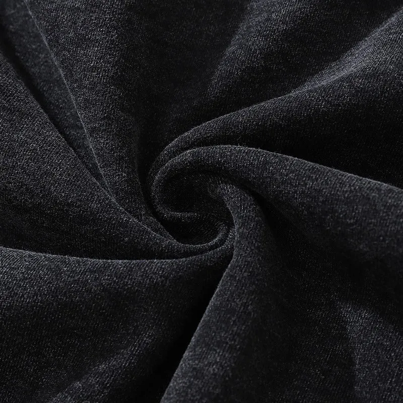 Washed Anime Hoodie Oversized