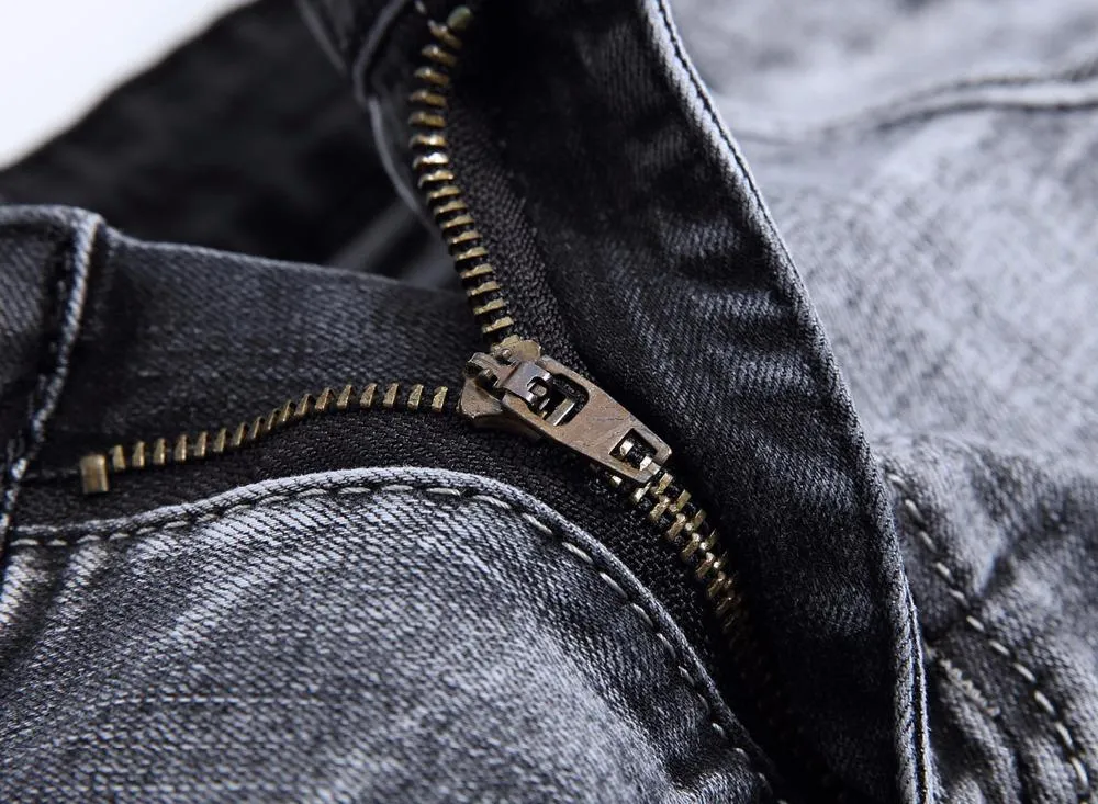 West Louis Stylish Stretch Elastic Jeans
