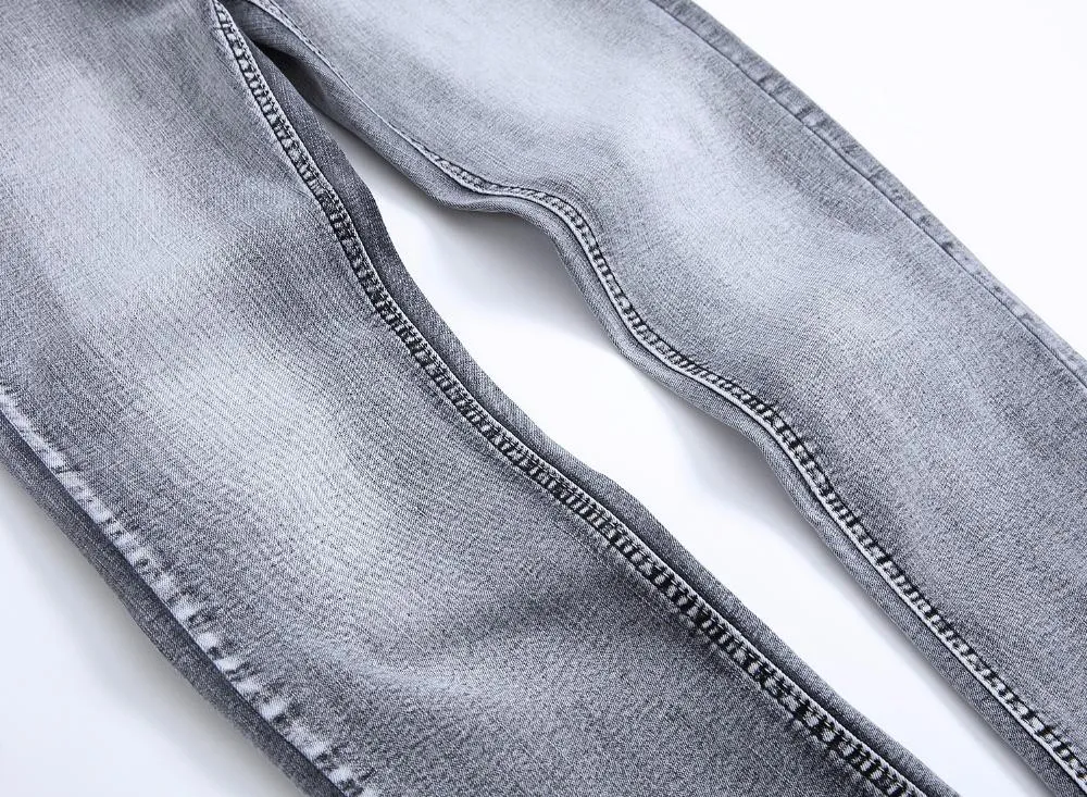 West Louis Stylish Stretch Elastic Jeans