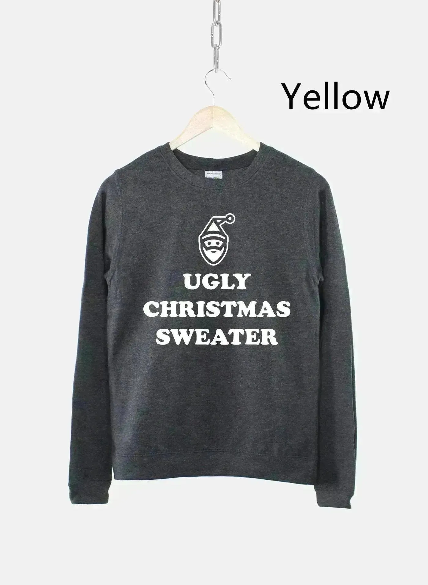 Women's Ugly Christmas Sweater Sweatshirt Bah Humbug Funny