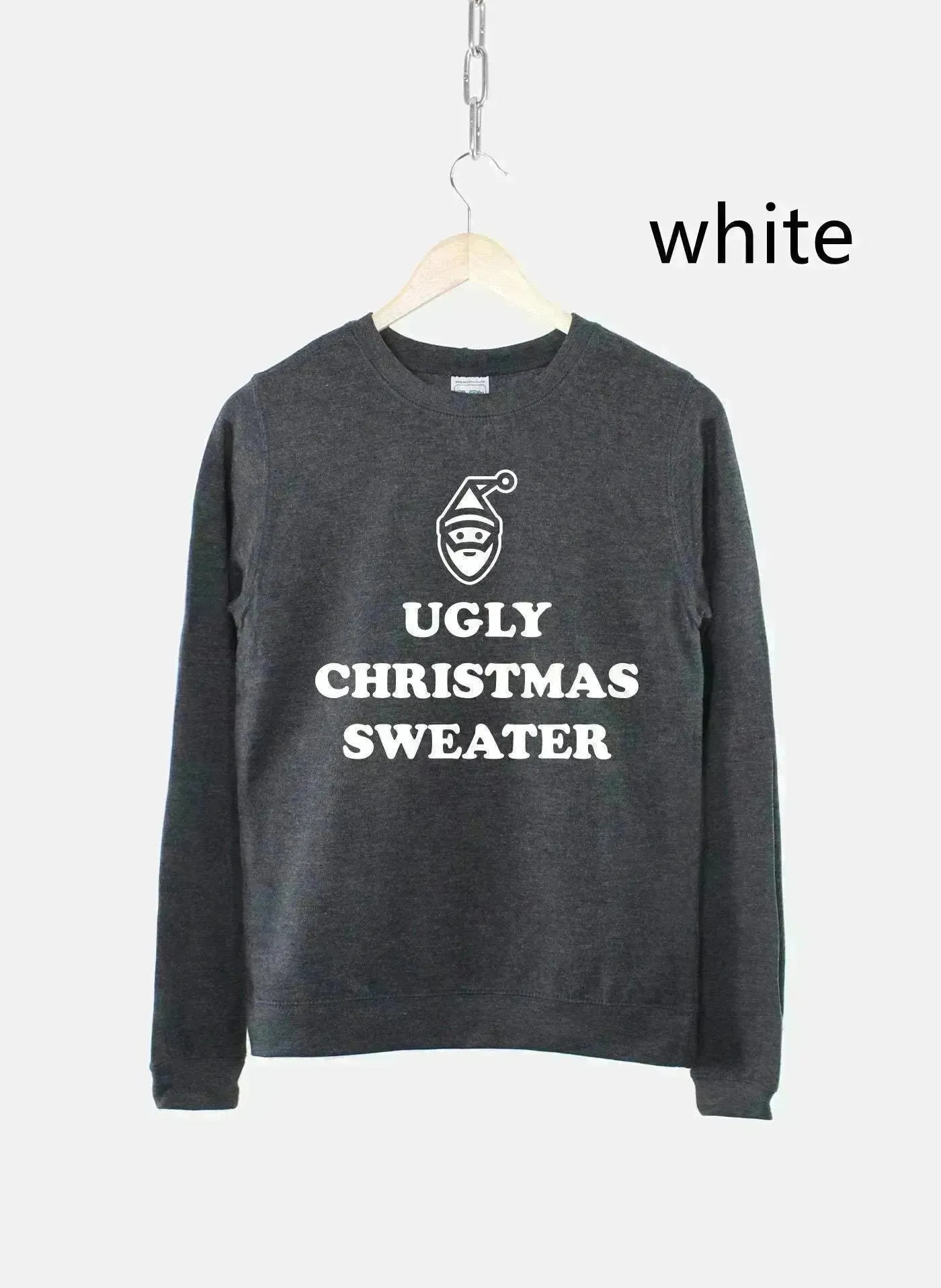 Women's Ugly Christmas Sweater Sweatshirt Bah Humbug Funny